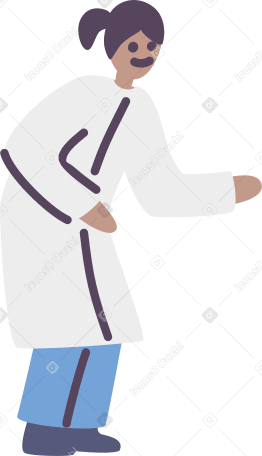 medic woman doctor Illustration in PNG, SVG