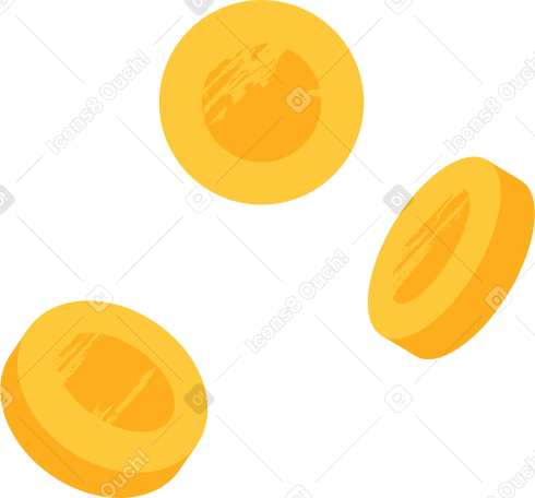 Três moedas PNG, SVG