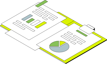 folder with financial analysis PNG, SVG