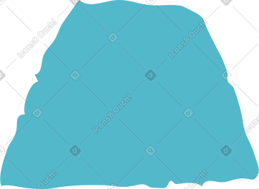 Blue trapezoid PNG, SVG