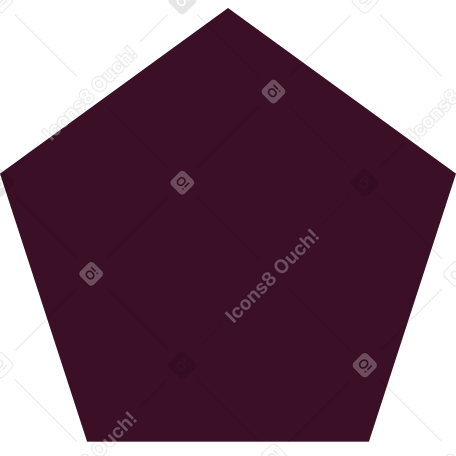 pentagon brown Illustration in PNG, SVG