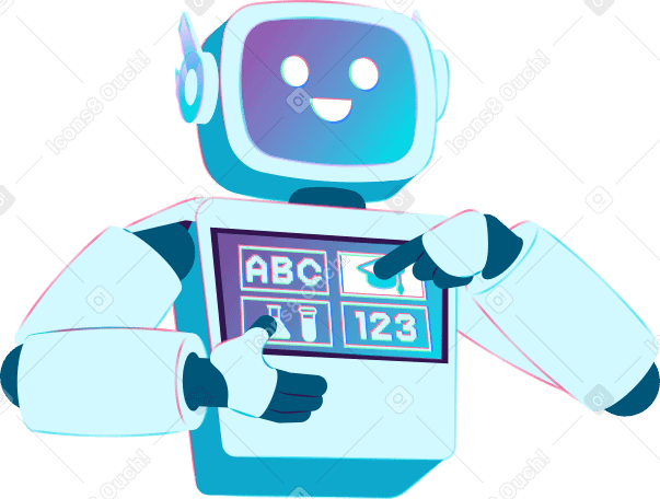 교육용 로봇 PNG, SVG