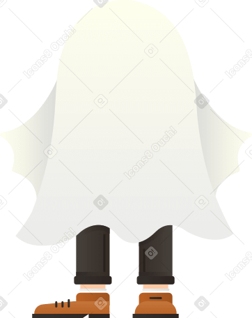 ghost man PNG, SVG