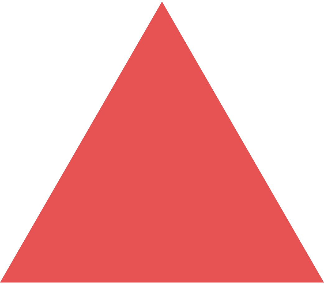 Red triangle Illustration in PNG, SVG