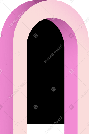 трехмерная арка в PNG, SVG