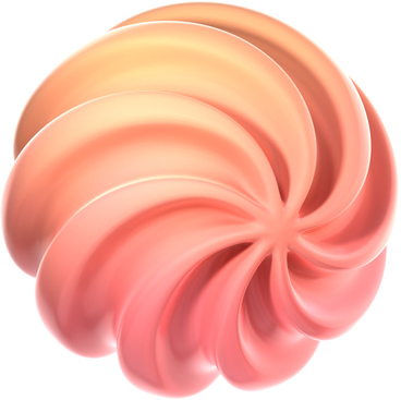 twisted gradient sphere PNG, SVG
