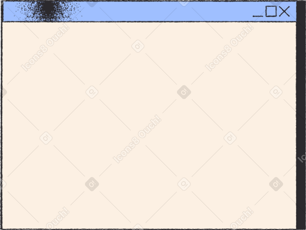 browser Illustration in PNG, SVG