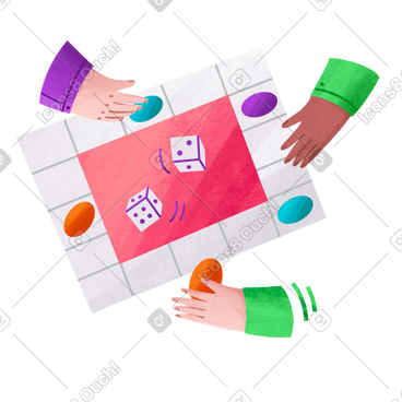 和家人一起玩棋盘游戏 PNG, SVG