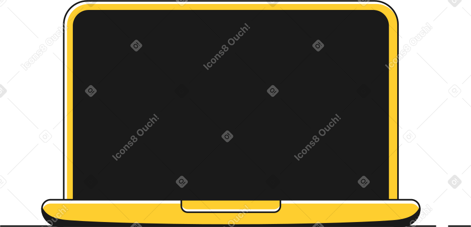 laptop screen Illustration in PNG, SVG