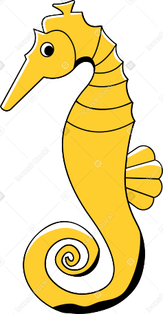 seahorse PNG, SVG