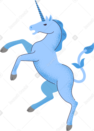 unicorn Illustration in PNG, SVG