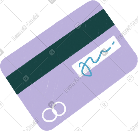 lilac credit card PNG, SVG