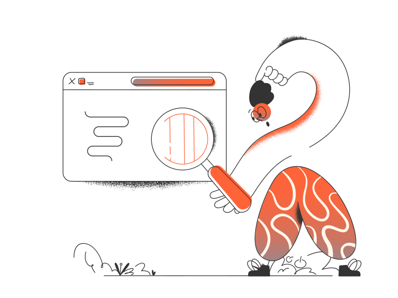 Web search Clipart illustration in PNG, SVG