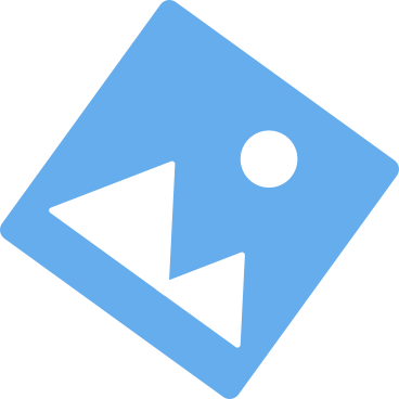 small blue image PNG, SVG