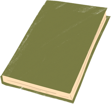closed green book PNG, SVG
