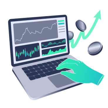 Investments on the stock exchange PNG, SVG