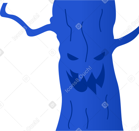 scary tree PNG, SVG