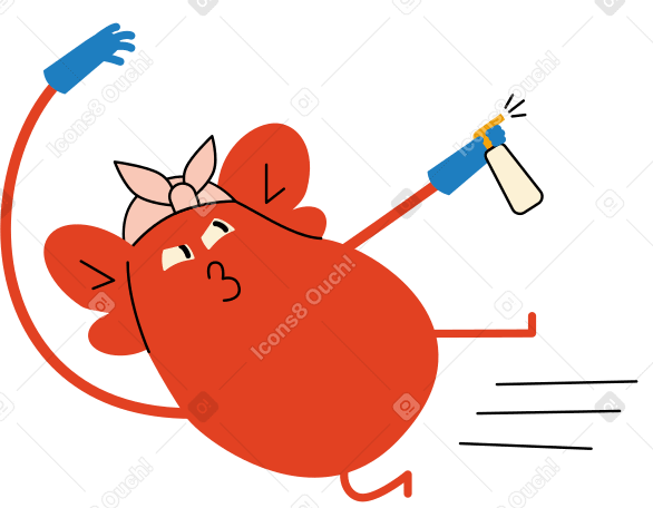 red character with big ears cleaner PNG, SVG