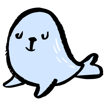 baby seal PNG, SVG