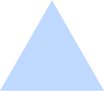 Blue triangle PNG, SVG
