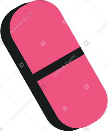 ピンクの丸薬 PNG、SVG