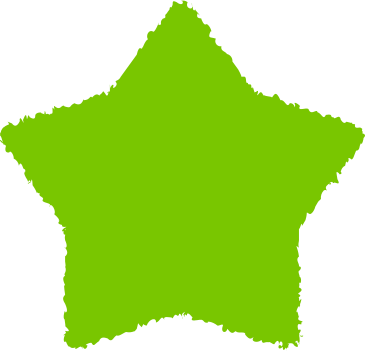 Estrella verde PNG, SVG