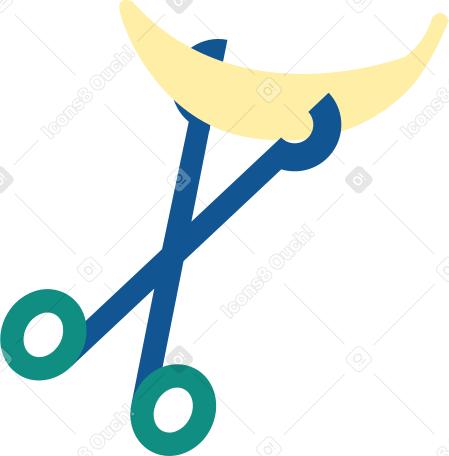banana tongs Illustration in PNG, SVG
