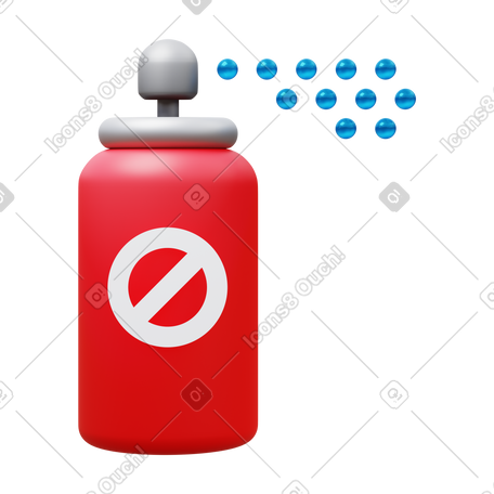 3D insecticide PNG, SVG