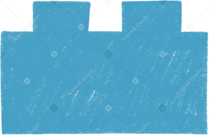 blue lego PNG, SVG