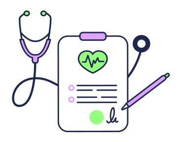 Medical agreement or healthcare contract PNG, SVG