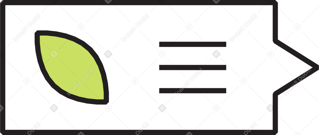 bubble with picture and text Illustration in PNG, SVG