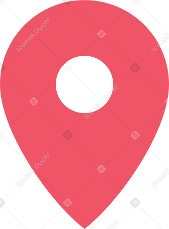 巨大的红色地理标签 PNG, SVG