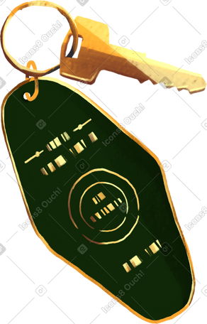 hotel room key PNG, SVG