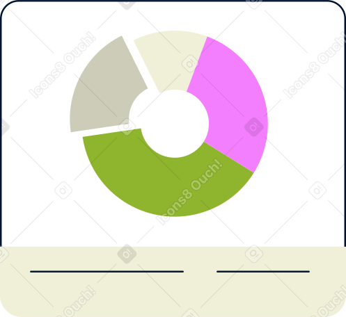 круговой график в PNG, SVG