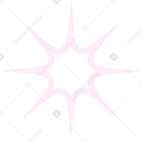 pointy star PNG, SVG