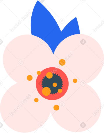 plum flower PNG, SVG