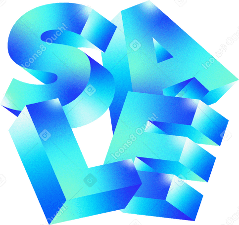 lettering sale with grain effects text PNG, SVG