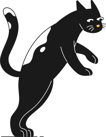 黒猫 PNG、SVG