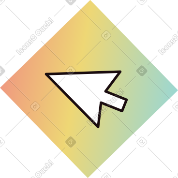 Square with a cursor PNG, SVG