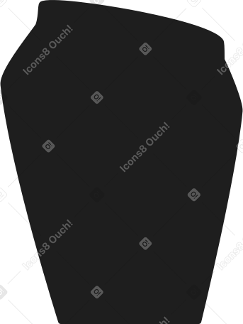 Ombre d'un vase PNG, SVG