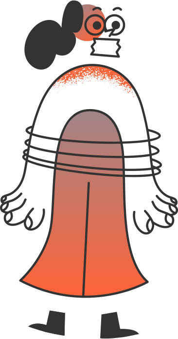 girl with ropes PNG, SVG