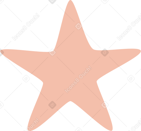 pink star shape Illustration in PNG, SVG