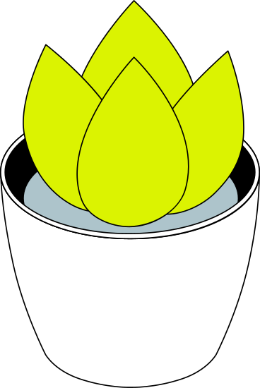 flower in a pot PNG, SVG