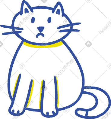 猫伤心 PNG, SVG