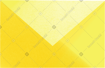 Yellow envelope PNG, SVG