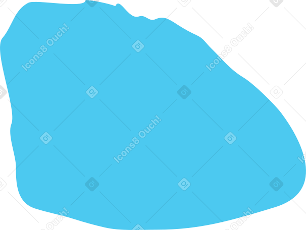 sky blue shape Illustration in PNG, SVG
