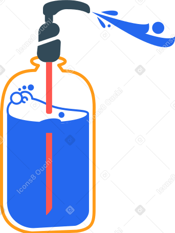 antiseptic and spray Illustration in PNG, SVG