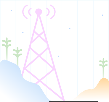 striped background with cell tower PNG, SVG
