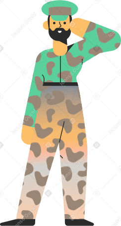 military Illustration in PNG, SVG