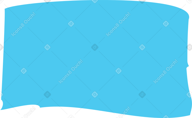 sky blue rectangle Illustration in PNG, SVG